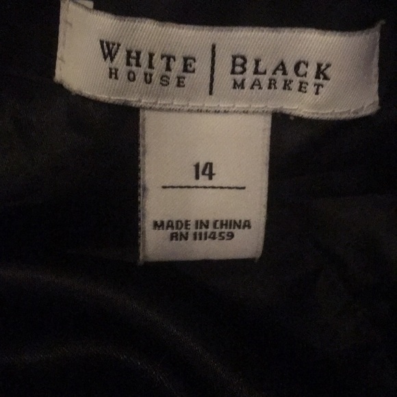 White house black market dress top black - Picture 4 of 4